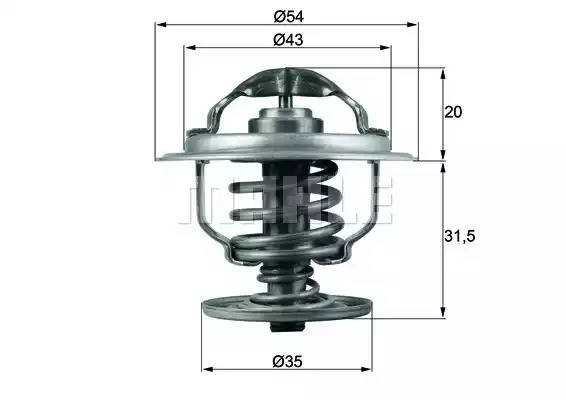 Термостат MAHLE ORIGINAL TX 109 87D (70600219)