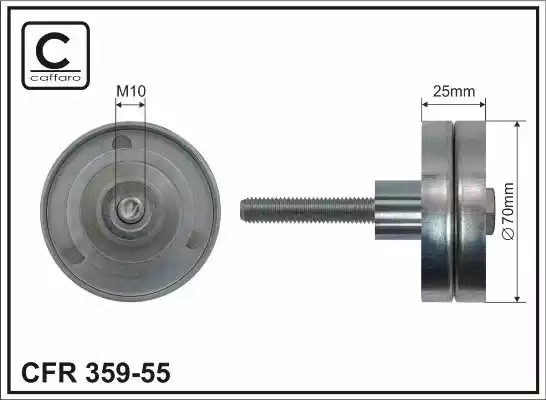 Ролик CAFFARO 359-55