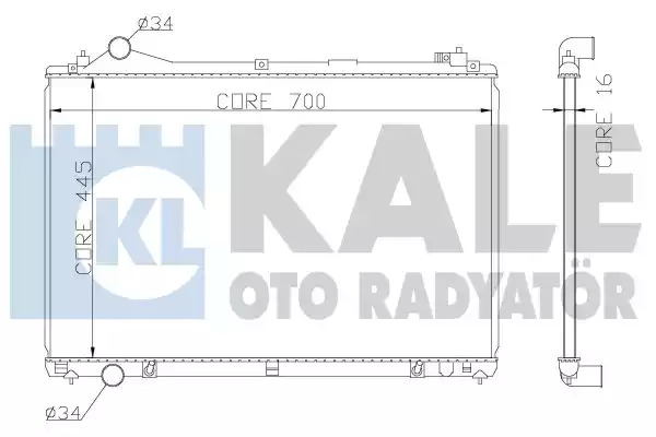 Теплообменник KALE OTO RADYATÖR 362600