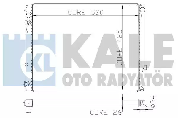 Теплообменник KALE OTO RADYATÖR 368500