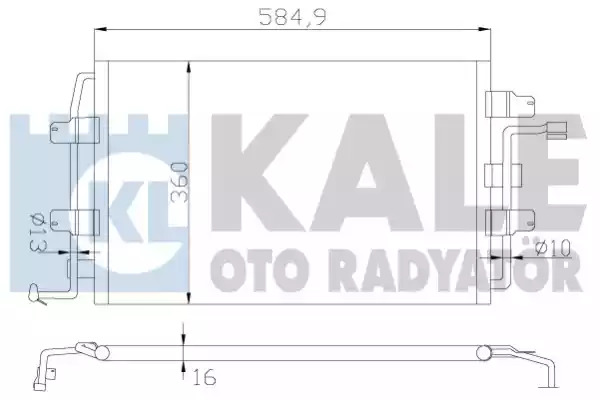 Конденсатор KALE OTO RADYATÖR 376400