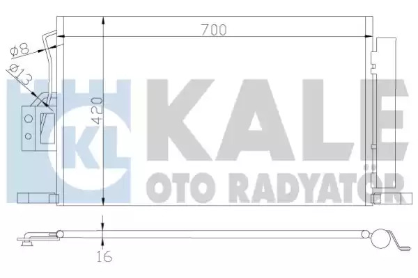 Конденсатор KALE OTO RADYATÖR 379300