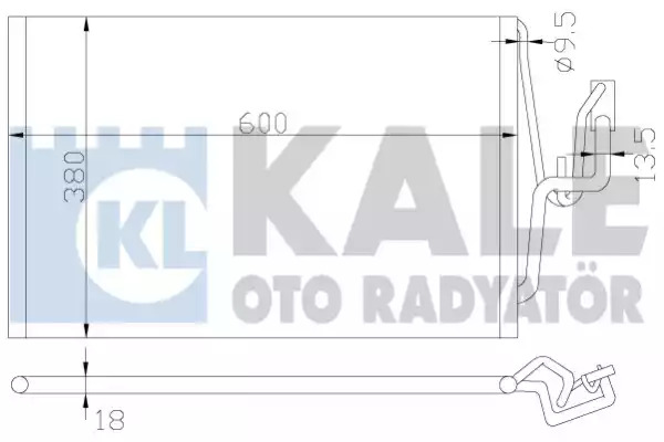 Конденсатор KALE OTO RADYATÖR 382000