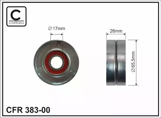 Ролик CAFFARO 383-00