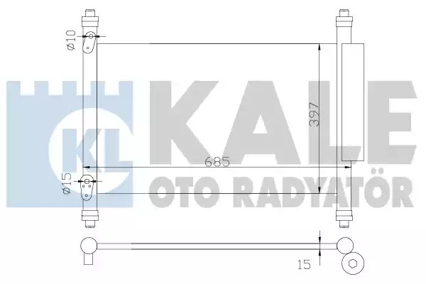 Конденсатор KALE OTO RADYATÖR 383000