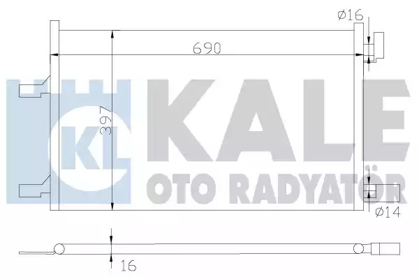 Конденсатор KALE OTO RADYATÖR 385300