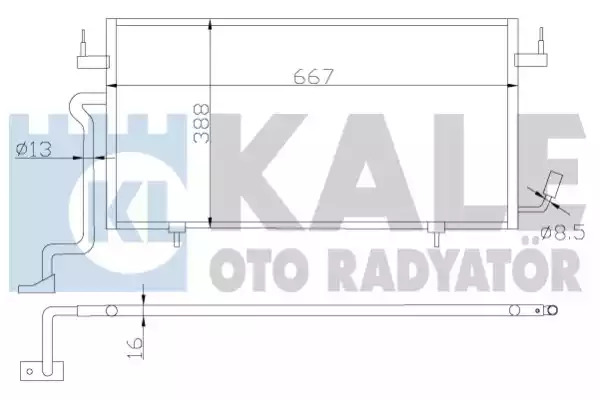 Конденсатор KALE OTO RADYATÖR 385500