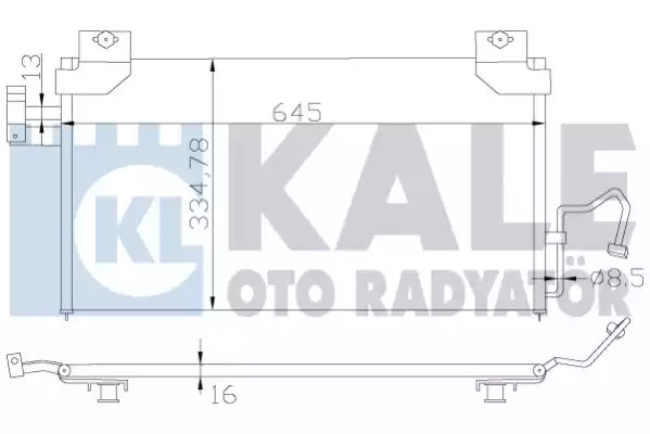 Конденсатор KALE OTO RADYATÖR 387100