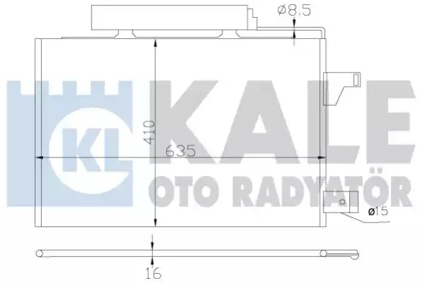 Конденсатор KALE OTO RADYATÖR 388000