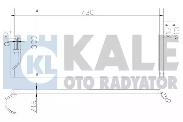 Конденсатор KALE OTO RADYATÖR 388500