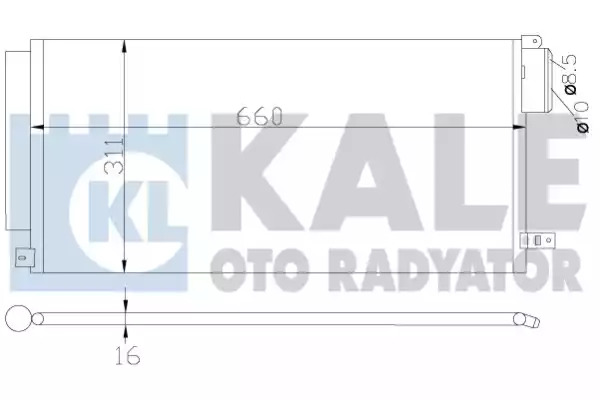 Конденсатор KALE OTO RADYATÖR 389100