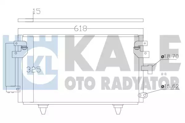 Конденсатор KALE OTO RADYATÖR 389900