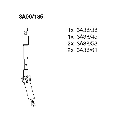 Комплект электропроводки BREMI 3A00/185