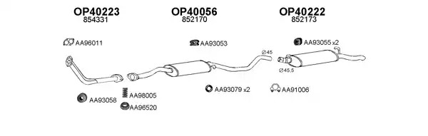 Ремкомплект ERT 400193