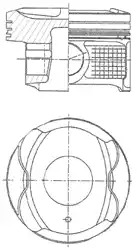 Поршень KOLBENSCHMIDT 41250600