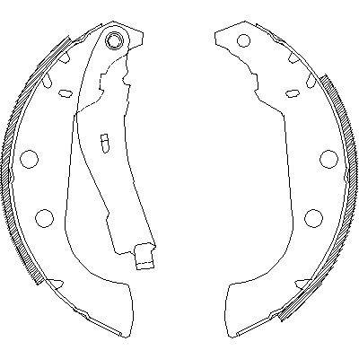 Комлект тормозных накладок REMSA 4135.01 (ZCA413501)