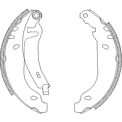 Комлект тормозных накладок REMSA 4169.02 (ZCA416902)