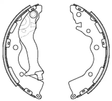 Комлект тормозных накладок WOKING Z4234.00 (ZSA423400)