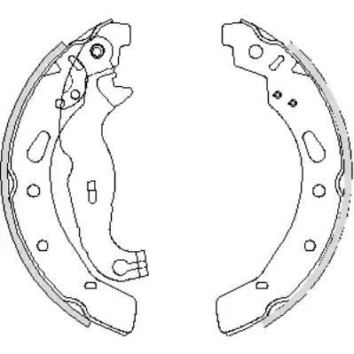 Комлект тормозных накладок WOKING Z4242.00 (ZSA424200)