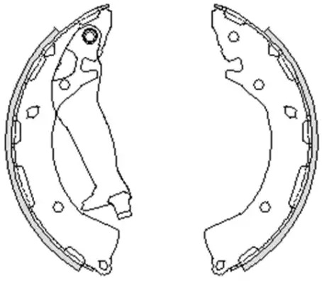 Комлект тормозных накладок WOKING Z4248.00 (ZSA424800)