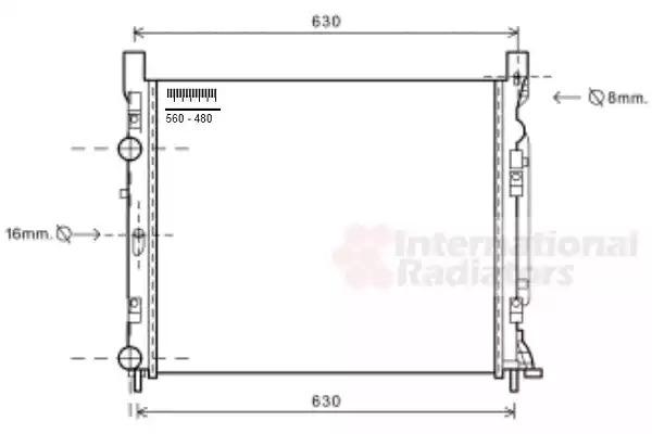 Теплообменник VAN WEZEL 43002470