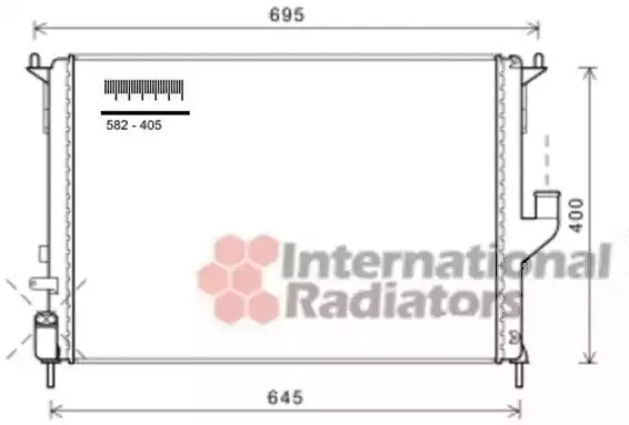 Теплообменник VAN WEZEL 43002477