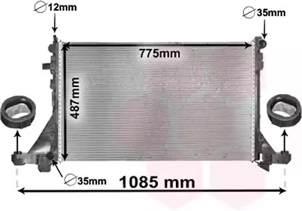 Теплообменник VAN WEZEL 43002560