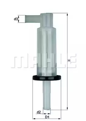 Фильтр MAHLE ORIGINAL KL 33 OF (77391725, KL 33)