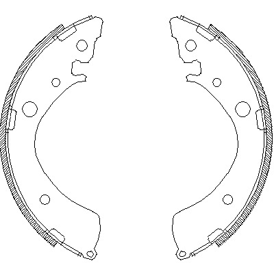 Комлект тормозных накладок REMSA 4367.01 (ZCA436701)