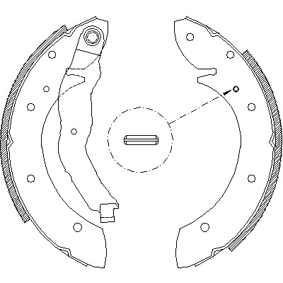 Комлект тормозных накладок REMSA 4396.01 (ZCA439601)