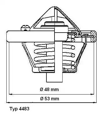 Диск сцепления KAWE 4483