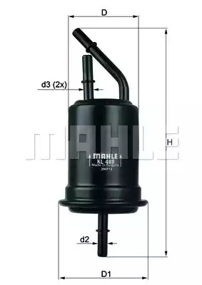 Фильтр KNECHT KL 488 (70325102)