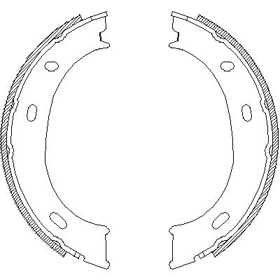 Комлект тормозных накладок REMSA 4710.01 (ZCA471001)