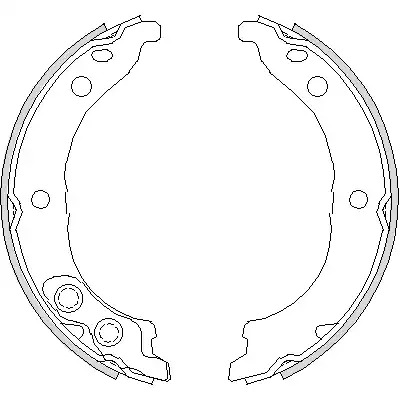 Комлект тормозных накладок REMSA 4728.00 (ZCA472800)