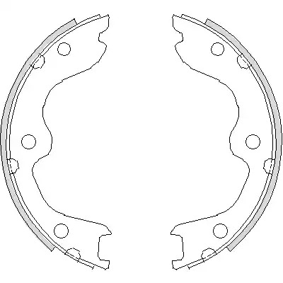 Комлект тормозных накладок REMSA 4738.00 (ZCA473800)