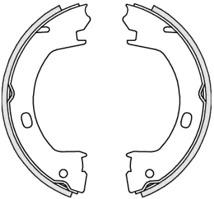 Комлект тормозных накладок REMSA 4739.00 (KZA473900)