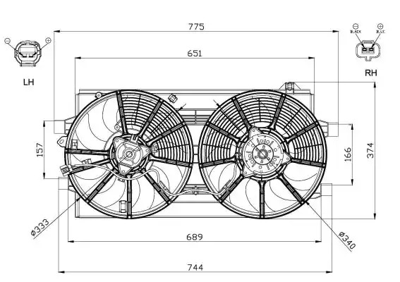 Вентилятор NRF 47570