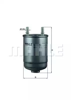 Фильтр MAHLE ORIGINAL KL 485/5D (70514316)