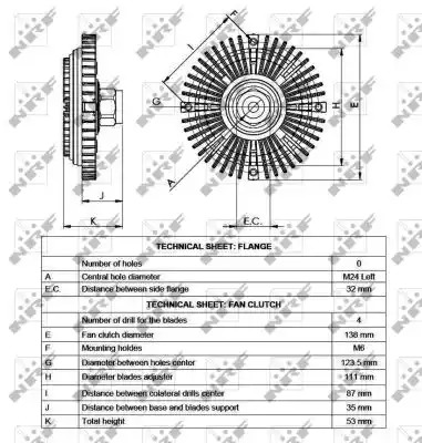 Сцепление NRF 49516