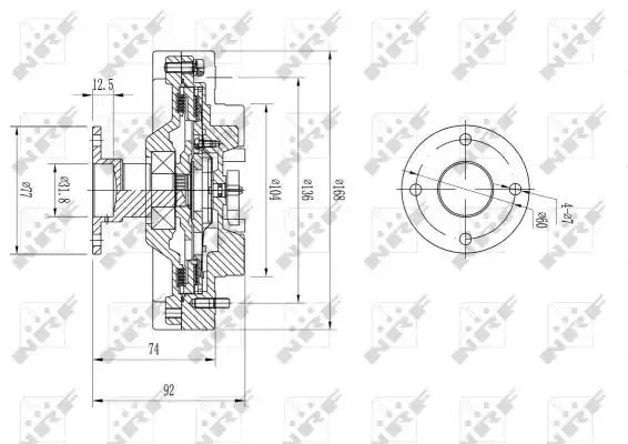 Сцепление NRF 49585