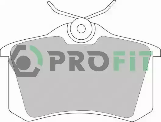 Комплект тормозных колодок PROFIT 5000-0541