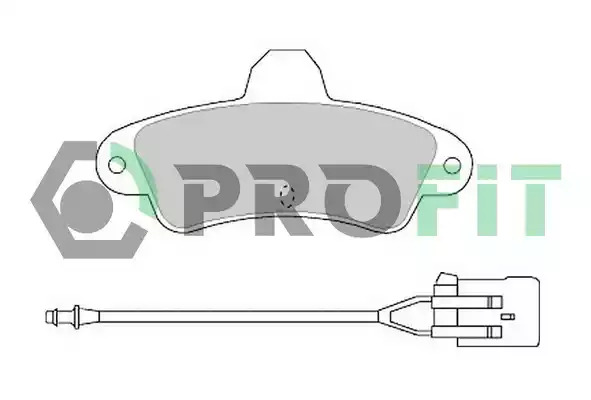Комплект тормозных колодок PROFIT 5000-0913