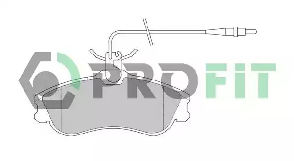 Комплект тормозных колодок PROFIT 5000-1112