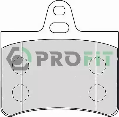 Комплект тормозных колодок PROFIT 5000-1413