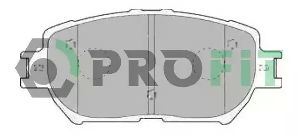 Комплект тормозных колодок PROFIT 5000-1620