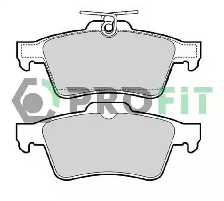 Комплект тормозных колодок PROFIT 5000-1766