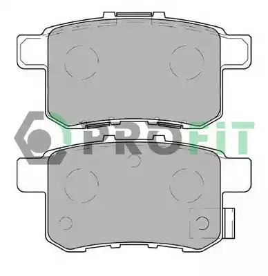 Комплект тормозных колодок PROFIT 5000-4198