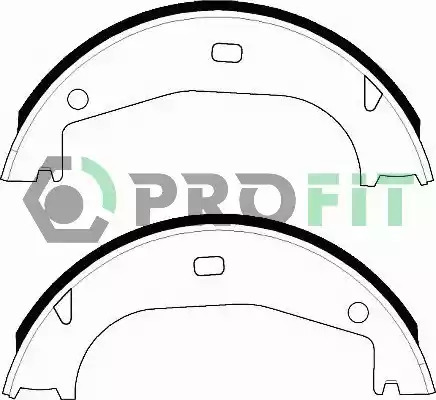 Комлект тормозных накладок PROFIT 5001-0546