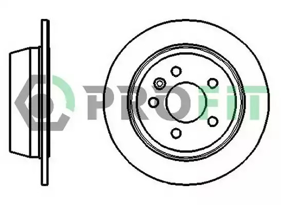 Тормозной диск PROFIT 5010-0861