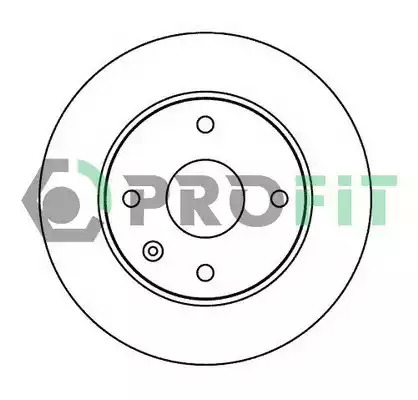Тормозной диск PROFIT 5010-2003 (5010-1257)